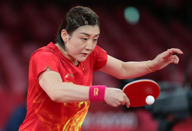 在去年的乒